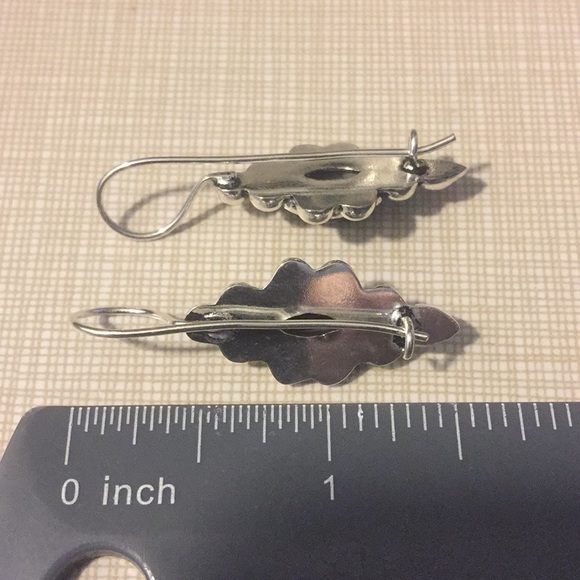 Just in oxidized Black Onyx artwork Earrings - Picture 4 of 8